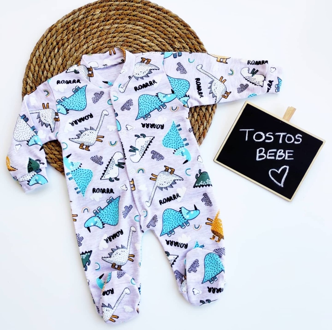 Bebek Tulum Dinozor Baskılı 