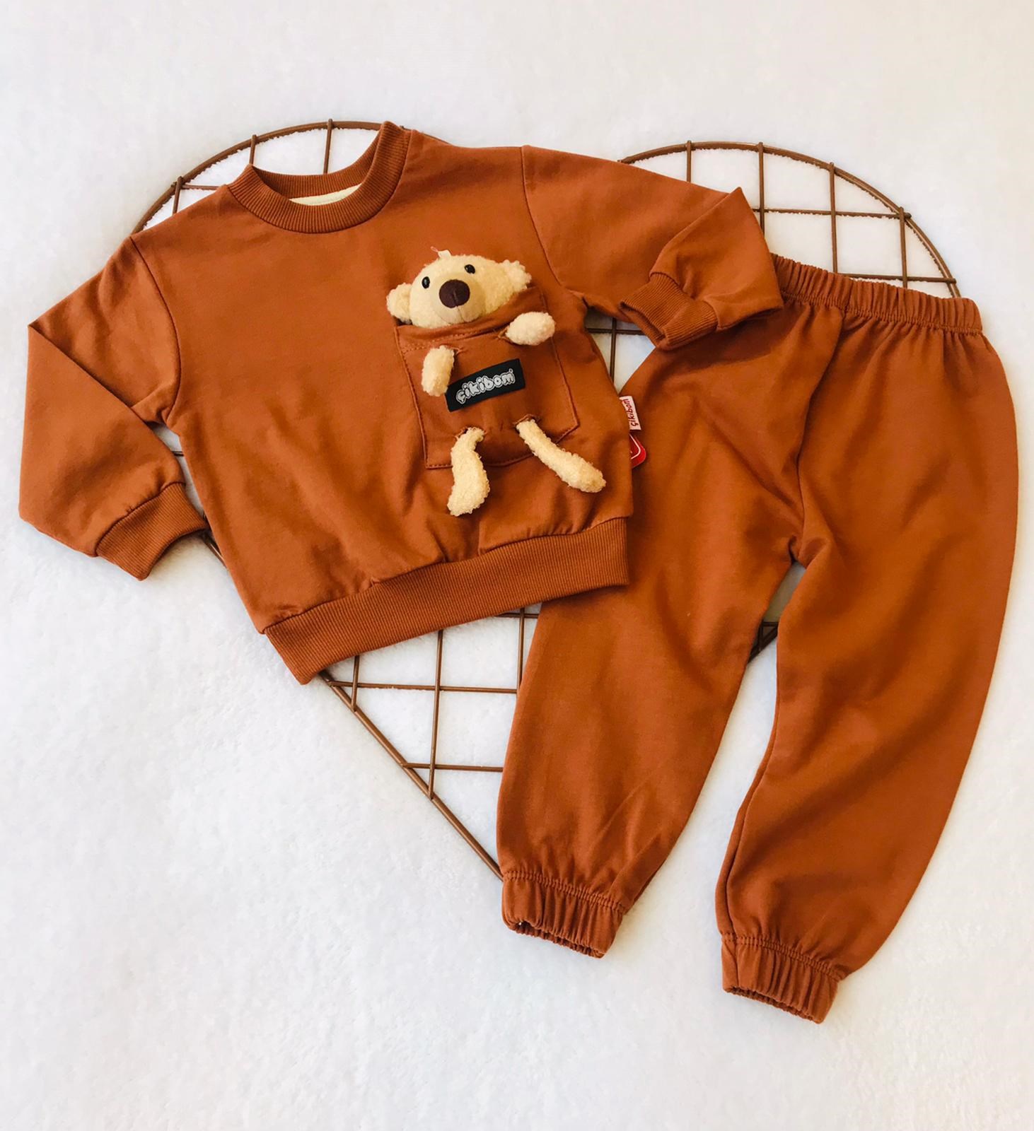 Bebek Takım Peluş Ayıcık Oyuncaklı